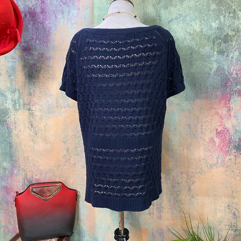 📌Jones New York Knitted Cotton Cardigan - Picture 2 of 15